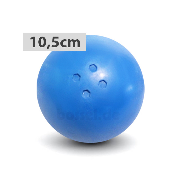 Bo&szlig;elkugel gummi 10.5cm blau (Hobby)