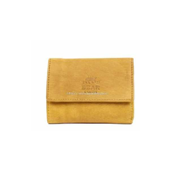 Bear Design Portemonnaie gelb   Lederwaren/Taschen